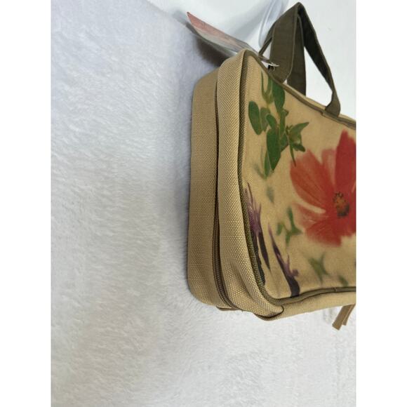 NWT Ecotools Alicia Silverstone 2009 Limited Edition Travel Bag Floral Granola - Picture 4 of 11